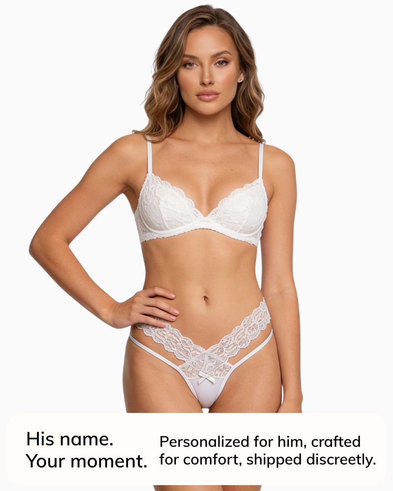 Seductive Cut Out Name Thong