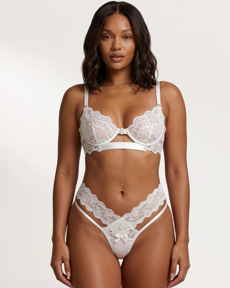 Seductive Cut Out Name Thong