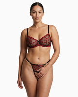 Crotchless Name Thong