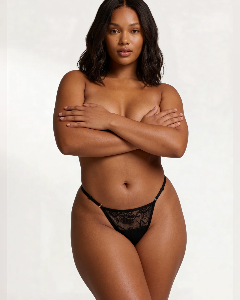 Seductive Chain Name Thong