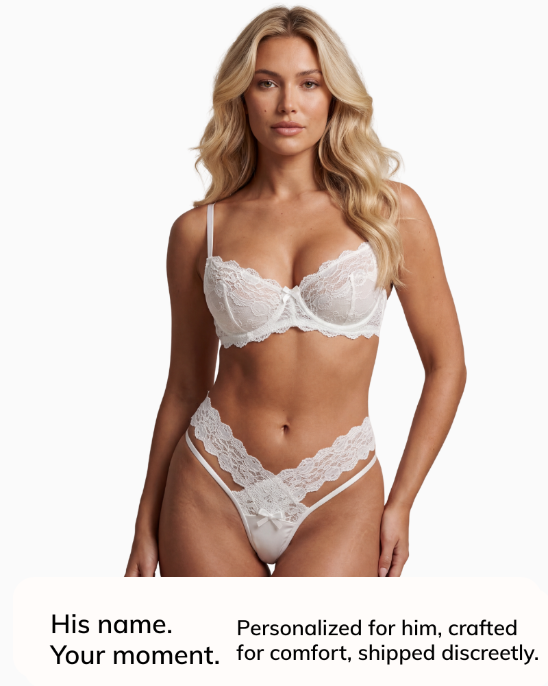 Seductive Cut Out Name Thong