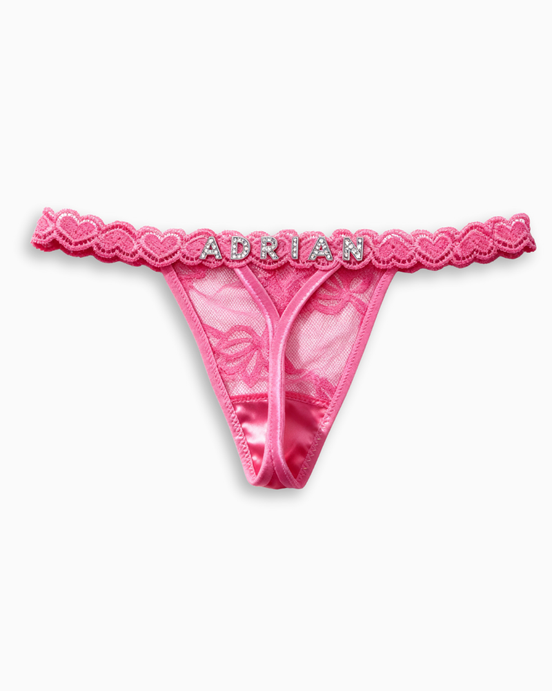 Seductive Name Thong