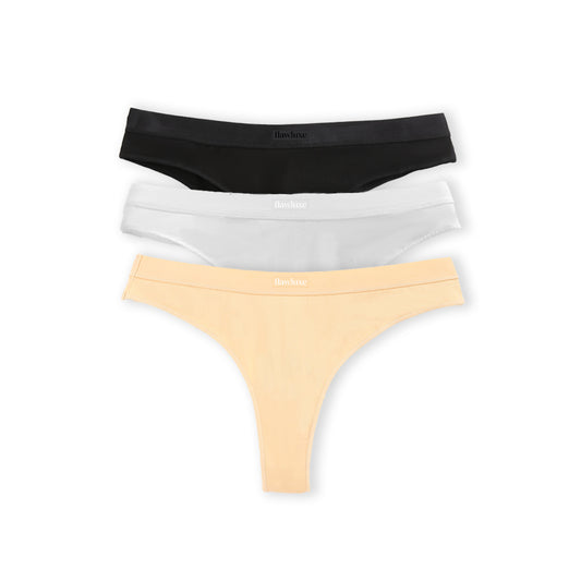 Cotton Comfort Thongs (3-pack)