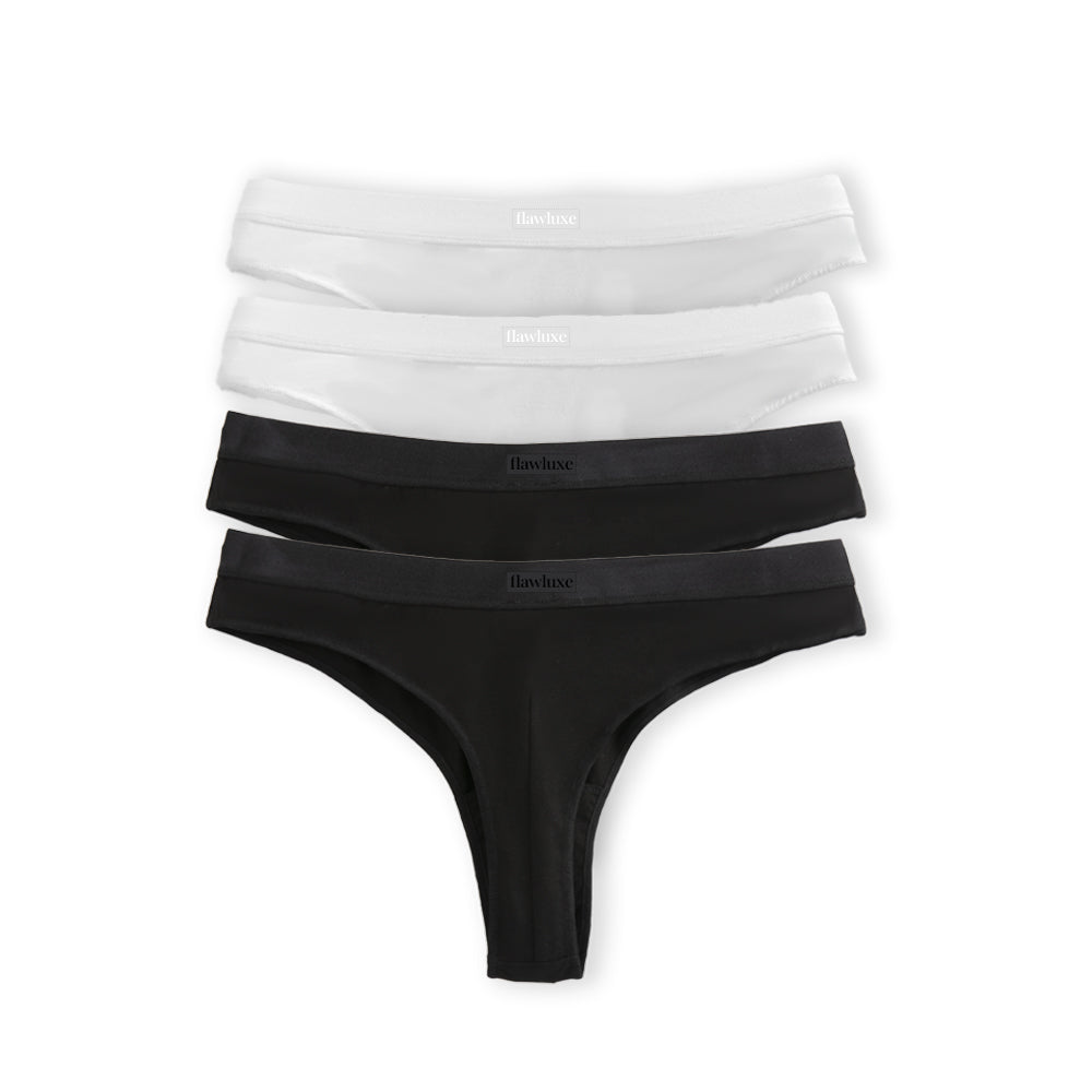 Cotton Comfort Thongs (4-pack)