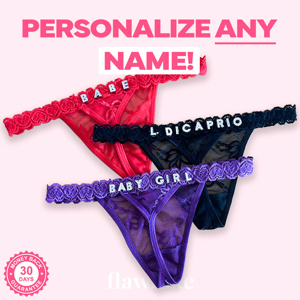 Seductive Name Thong